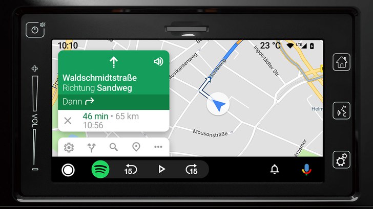 Android Auto im Suzuki Ignis Hybrid.