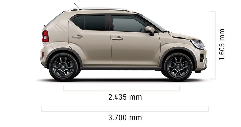 Technische Daten des Suzuki Ignis Hybrid.